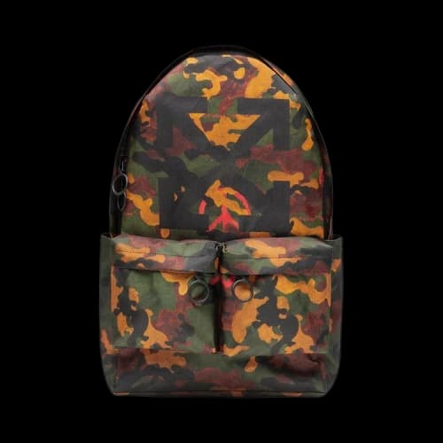 Off-White Camou Arrow Backpack 'All Over Black'