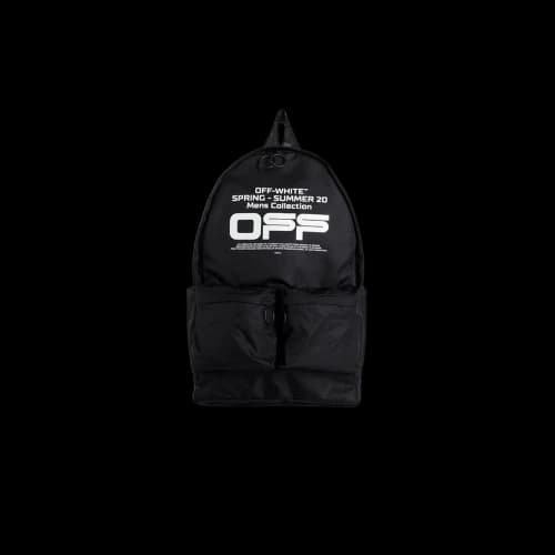 Off-White Off White Wavy Logo Backpack Black White (2020)
