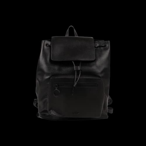 Off-White Leather Binder Backpack 'Black'