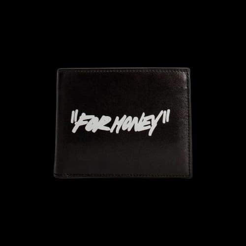 Off-White Quote Bifold Wallet 'Black/White'