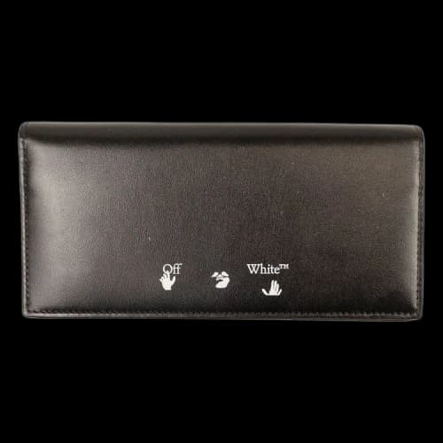Off-White Leather Logo Yen Wallet 'Black'