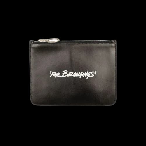Off-White Quote Flat Pouch 'Black'