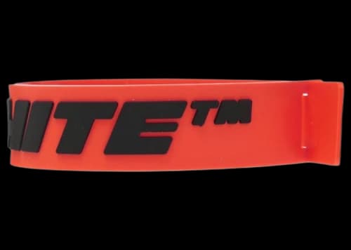 OFF-WHITE Logo Bracelet Orange