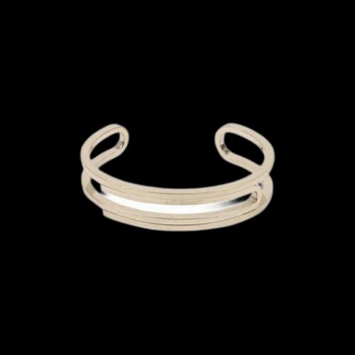 Off-White Paperclip Cuff Bracelet 'Silver'