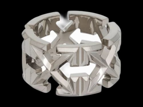 OFF-WHITE Multi Arrow Ring Silver