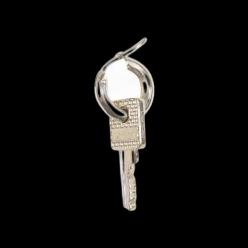 Off-White Key Earring Small 'Silver'