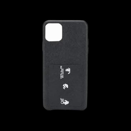 Off-White Saffiano iPhone 11 Pro Max Case 'Black'