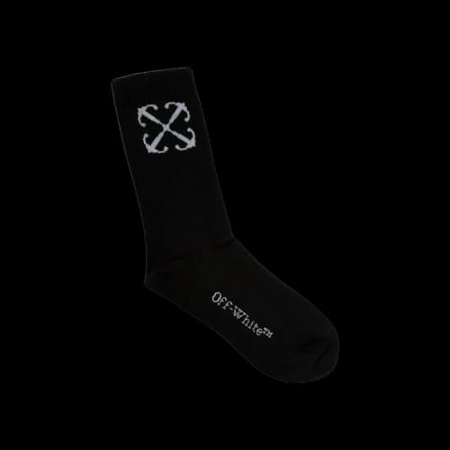 Off-White Arrow Mid Calf Socks 'Black/White'