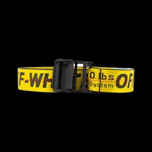 Off-White Classic Industrial Belt 'Yellow/Black'
