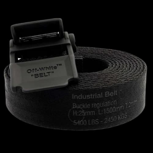 OFF-WHITE Mini 2.0 Industrial Belt Black