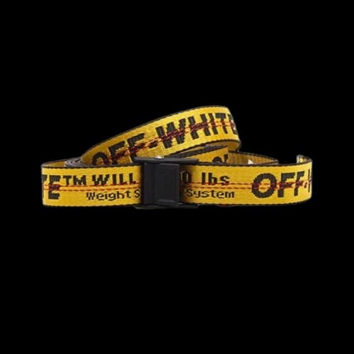 Off-White Classic Mini Industrial Belt 'Yellow/Black'