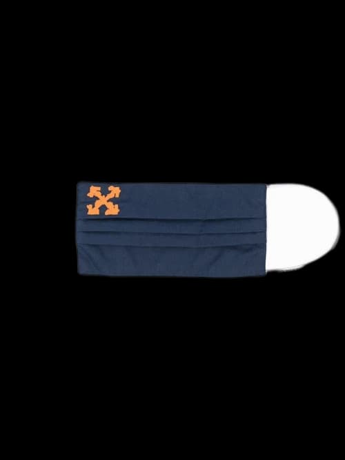 OFF-WHITE Embroidered Arrows Mask/Bag Blue/Orange