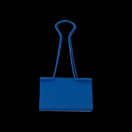Off-White Clip Binder 'Blue'