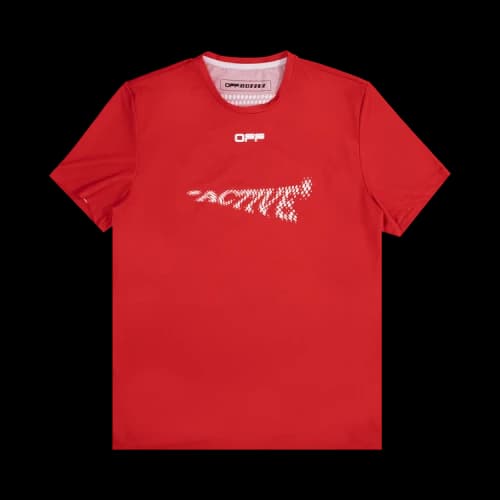 Off-White Active T-Shirt 'Red/White'