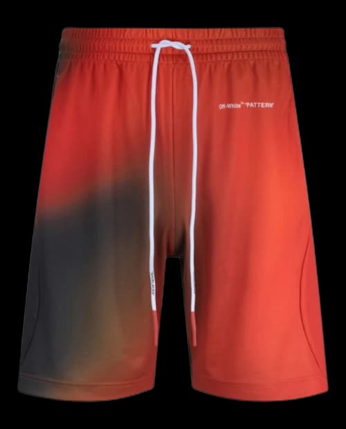 OFF-WHITE Off Stamp Basketball Shorts Orange