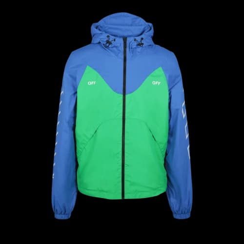 Off-White Diag Logo Sports Jacket 'Green'