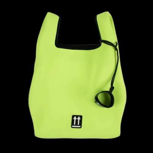 Off-White Flat Shopper Tote Bag 'Fluo Yelllow'