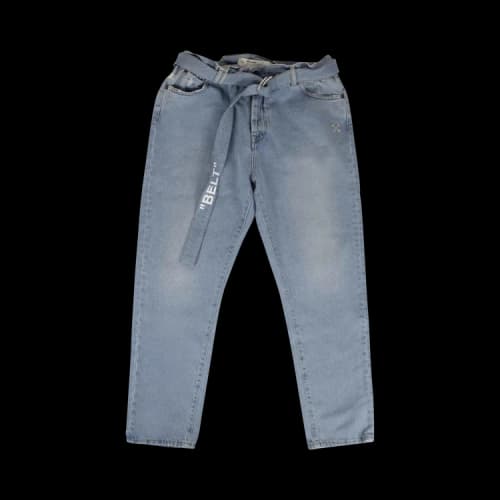 Off-White Belted Skinny Jeans 'Blue'