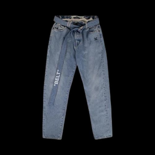 Off-White Straight Leg Jeans 'Blue'