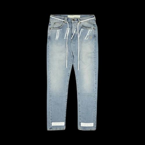 Off-White Bleach Nikel Denim Jeans 'Blue'