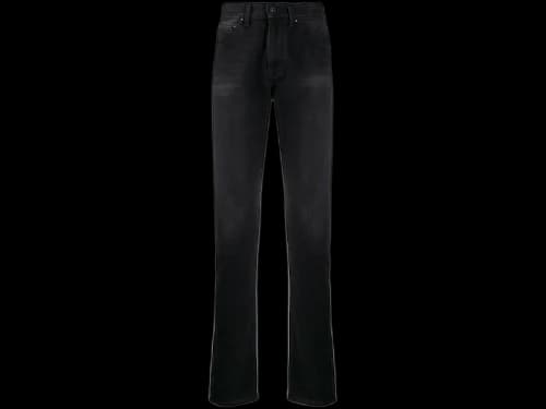 OFF-WHITE Diag Slim Fit Denim Jeans Jeans Black/White