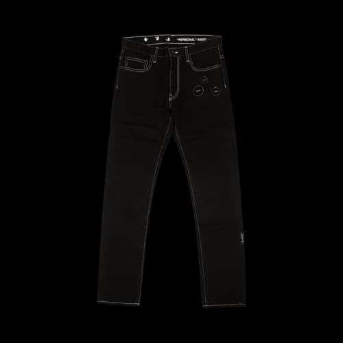 Off-White Cut Here Slim Fit Jeans 'Black'