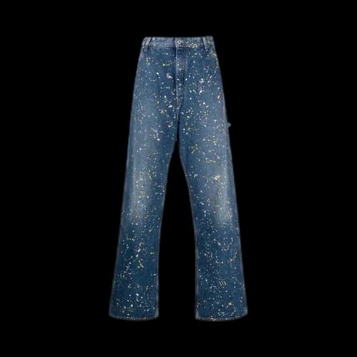 Off-White Paint Over Carpenter Jeans 'Blue'