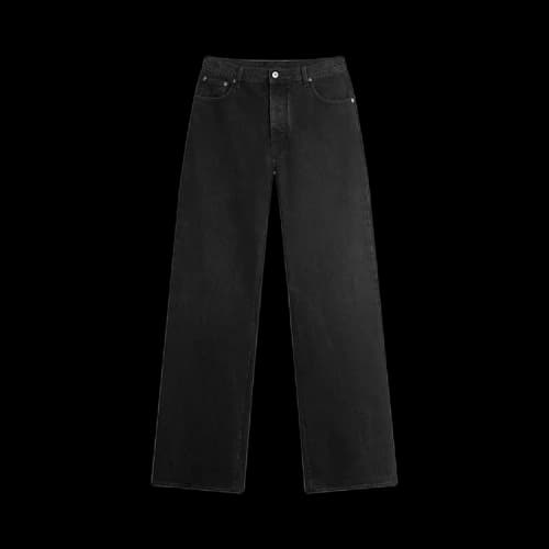 Off-White Diagonal Outline Relaxed Jeans 'Vintage Black'