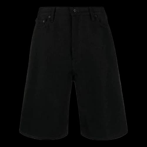 Off-White SS22 Arrow Logo Printing Casual Shorts Loose Fit Black