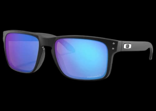 Oakley Holbrook Sunglasses Matte Black/Prizm Sapphire Polarized (OO9102-F055)