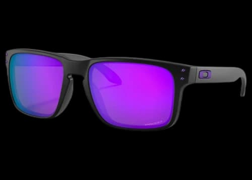 Oakley Holbrook Sunglasses Matte Black/Prizm Violet (OO9102-K655)