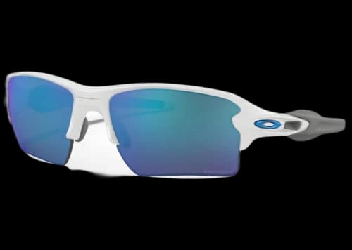 Oakley Flak 2.0 XL Sunglasses Polished White/Prizm Sapphire (OO9188-9459)