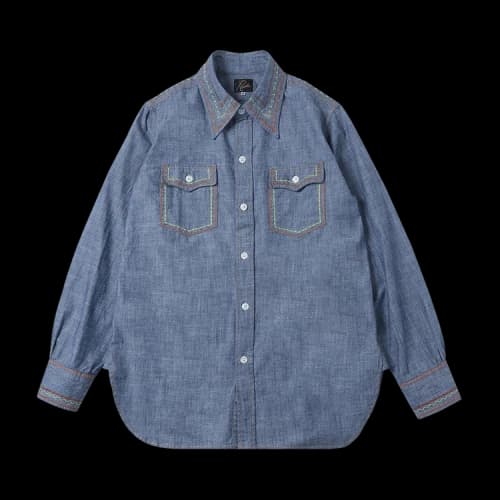 Needles Work Shirt 'Blue'