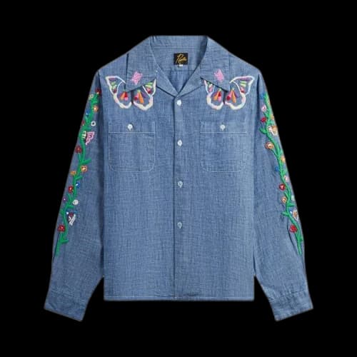 Needles One Up Shirt 'Blue'