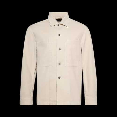 Lemaire Workwear Overshirt 'Denim Snow Clay'