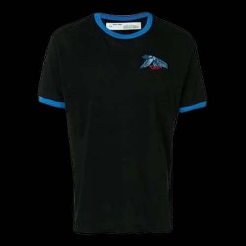 Off-White C O VIRGIL ABLOH Black Blue Short Sleeve 'Black Blue'