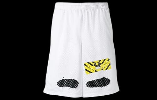 Off-White C O VIRGIL ABLOH Tiger Stripes Shorts White