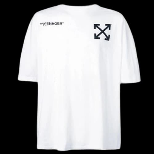 Off-White Flamed Bart Mega Over Tee
