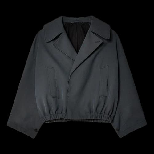 Lemaire Short Trench Blouson 'Dark Grey'
