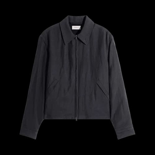 Lemaire Short Blouson 'Ash Black'