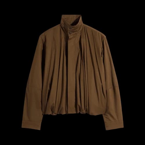 Lemaire Soft Pleated Blouson 'Bronze'