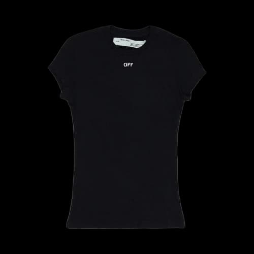 Off-White Basic Off Fitted Short-Sleeve T-Shirt 'Black, White'
