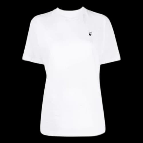 Off-White Back Flowers Arrow Short Sleeve White (Women's)