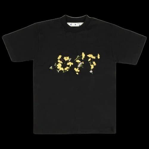 Off-White Flower Logo T-Shirt 'Black'
