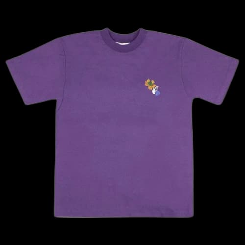 Off-White Leaves Casual T-Shirt 'Violet'