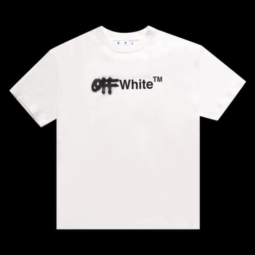 Off-White Spray Tee 'White/Black'