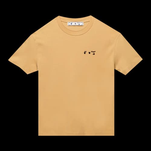 Off-White Logo Short-Sleeve T-Shirt 'Sand/Black'
