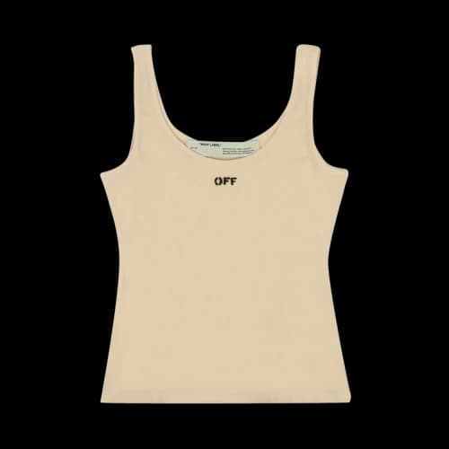 Off-White Tank Top 'White/Black'