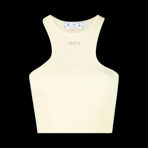 Off-White Off Stamp Ribbed Rowing Top Light 'Light Green'