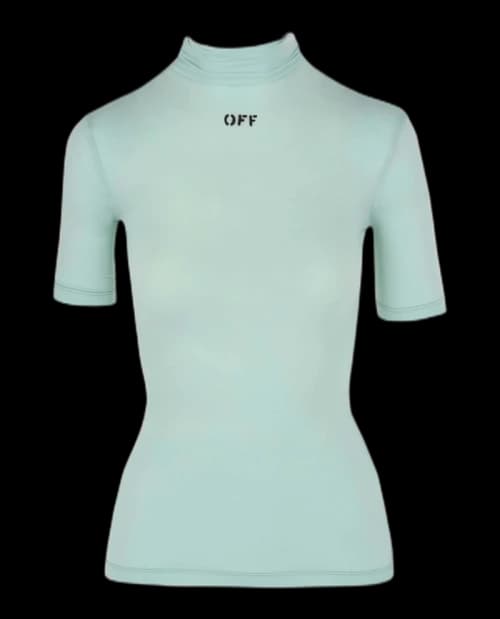 OFF-WHITE Off Stamp Sec Skin Turtleneck Short Sleeve Shirt Multi